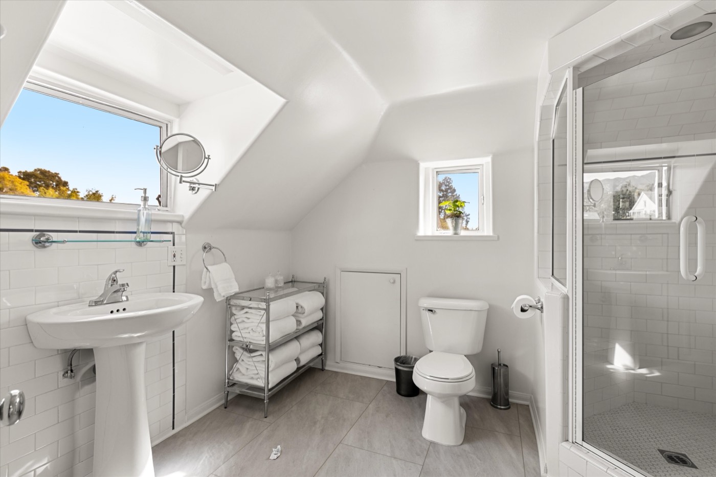 Attic bathroom